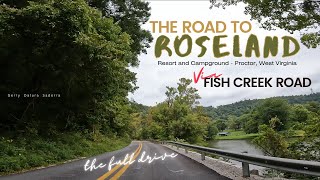 The Road to Roseland Resort and Campground via Fish Creek Road The full drive September 2023 [upl. by Yla]