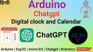 Digital clock ⌚ and Calendar 📆 By Chatgpt  Arduino  OLED display  RTC DS1307  Arduino projects [upl. by Slack442]