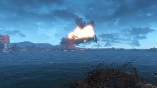 Fallout 4 Destruction du Prydwen Milicien [upl. by Neirrad]