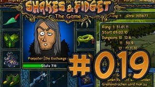 Lets Play Shakes and Fidget 019  7 Fragen an Paepster 129 Dungeonetagen gereinigt [upl. by Dranyl568]