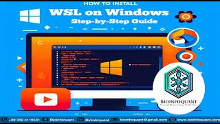 Effortlessly Install WSL on Windows  Expert Instructions by BioInfoQuant  Hafiz Muhammad Hammad [upl. by Roid]