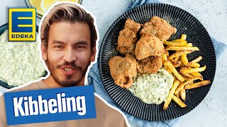 Kibbeling Rezept  Panierter Fisch aus der niederländischen Küche [upl. by Gebler]