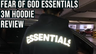 Fear of God Essentials Knit Hoodies are in Review and try on haul [upl. by Lidstone]