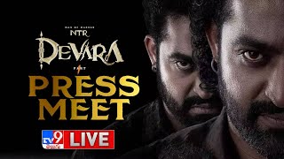 Devara Team Press Meet LIVE  NTR  Janhvi Kapoor  Koratala Siva  TV9 [upl. by Ainegue]