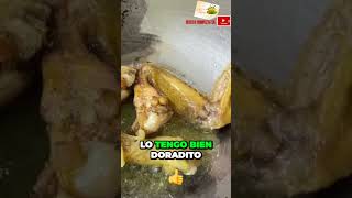 Sabrosa receta de pollo dorado con papas Delicia para el paladar [upl. by Suinotna297]