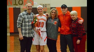 Agawam High School girls basketball defeats South Hadley in OT [upl. by Ibrahim641]