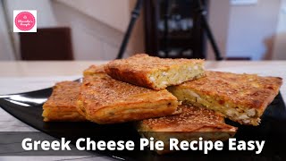 Greek Cheese Pie Recipe Easy [upl. by Siletotsira458]