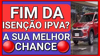 quotACABOUquot A MELHOR CHANCE P REVERTER  ISENÇÃO DE IPVA PCD [upl. by Dinesh]