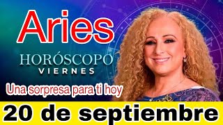 horoscopo de hoy Aries  Horóscopo Diario  Aries  20 de septiembre de 2024 [upl. by Aracal584]