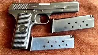 Zastava M57 pistol 762×25mm ReviewM57 TT [upl. by Akyssej]