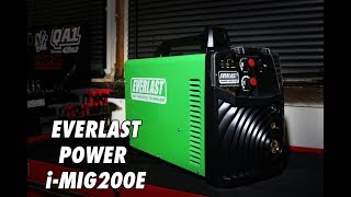 I got a welder Everlast Power iMIG 200E Unboxing [upl. by Marilla]