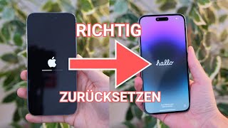 iPhone vor dem Verkauf zurücksetzen So gehts [upl. by Ojyllek]