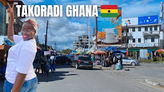 A Day In The Oil City Of Ghana🇬🇭Takoradi  My Tour Video [upl. by Carlock]