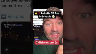 Retraite à 70 ans inévitable retraite [upl. by Ayian226]