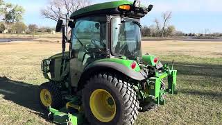 New John Deere 3046R with 72D midmount mower walk around video [upl. by Novelia584]