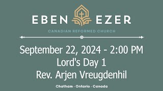 Ebenezer Canadian Reformed Church Stream [upl. by Eliathas]