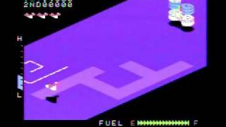 ZAXXON ColecoVision gameplay [upl. by Dannye]