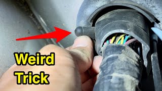 How to run wires from engine bay into the cabin through firewall  quick amp easy method [upl. by Goldie207]