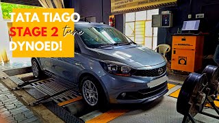 Naturally Aspirated Mini Rocket  Tuned Tata Tiago on the dyno in Coimbatore India [upl. by Gavriella]