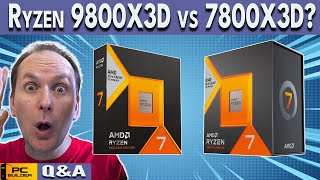 Ryzen 9800X3D vs 7800X3D 🛑 Will Ryzen 9000 Be Saved  QampA August 2024 [upl. by Cone979]