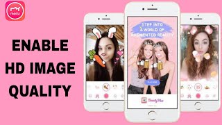 How To Enable Hd Image Quality On Meitu App [upl. by Hnahk]