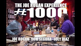 Joe Rogan Experience 1000  Joey Diaz amp Tom Segura [upl. by Ahsenyt]