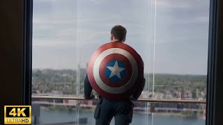 Captain America Vs Hydra Elevator Scenes  4K IMAX [upl. by Eniamerej]