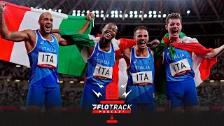 Italy SHOCKS THE WORLD In Olympic 4x100m Final [upl. by Ellenhoj461]