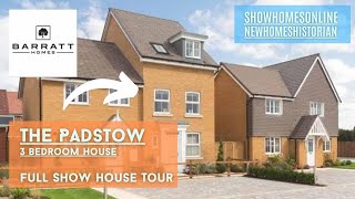 Barratt Homes  The Padstow  Full Show House Tour [upl. by Aydiv]