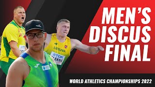 World Athletics Championships 2022  Mens Discus Throw FINAL Reaction from Arete Throws Nation [upl. by Rafat]