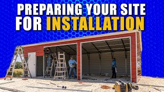 How to Prepare For A Carport or Metal Building Installation From Alans Factory Outlet [upl. by Rorrys]