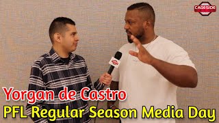 Yorgan de Castro on Bringing His Family to Fight Week  2023 PFL Regular Season [upl. by Tareyn]