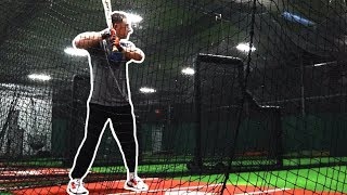 Alex Bregman Hitting in the Batting Cages MLB Offseason Training  Breg and The Boys Ep 9 [upl. by Horn]