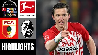 FC Augsburg vs SC Freiburg 23Spieltag Bundesliga Highlights [upl. by Notsgnik]