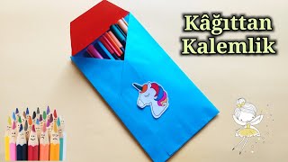 Kağıttan Kalemlik Yapımı [upl. by Hollenbeck]