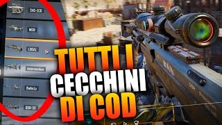 TUTTI I CECCHINI PIÙ FAMOSI DI COD SU BLACKOPS3 MOD [upl. by Yager]