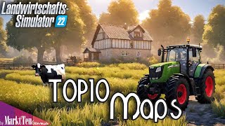 LS22 Top 10 Maps  Die Besten Karten für den Landwirtschafts Simulator 22 [upl. by Season]