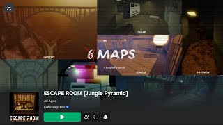 ESCAPE ROOM Library map 2 player both prospective Roblox game Complete play through [upl. by Eikcim]