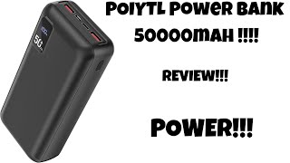 POIYTL Power Bank 50000mAh REVIEW [upl. by Paulina]