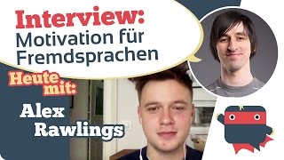 ᐅ Interview mit 15sprachigen Alex Rawlings 🌐 Veranstalter der Polyglot Conference [upl. by Soule642]