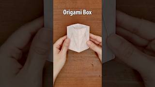 Easy Origami Box  Paper Box  Craft Tutorial shorts [upl. by Yekcin]