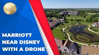 Marriott Vacation Club Village dIledeFrance 2017 filmed with GoPro Karma Drone [upl. by Nywra821]