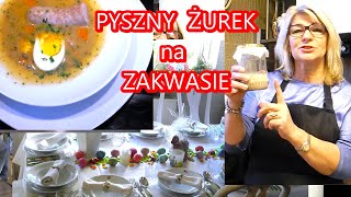 ŻUREK ŚLĄSKI JAK ZROBIĆ WIELKANOCNY NA ZAKWASIE I BIAŁEJ KIEŁBASIE PROSTY TANI SMACZNY😋🧡Nr600 [upl. by Ingelbert112]