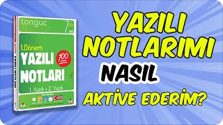 7Sınıf Yazılı Notları ile MEB Ortak Sınav Denemelerine Nasıl Ulaşırım [upl. by Gracye]