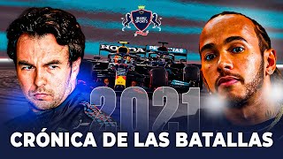 Checo Pérez vs Lewis Hamilton  Los DUELOS de la F1 en la temporada 2021 [upl. by Hyozo]