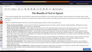 ReadSpeaker TextAid Audio Download [upl. by Jacintha33]