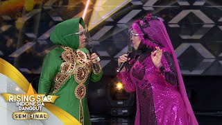 DUET DUA LEGENDA DANGDUTNYA BERASA BANGET  Semifinal  Rising Star Indonesia Dangdut [upl. by Mccutcheon]