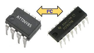 ATtiny85  PCF8574 IO Expander [upl. by Trahurn]