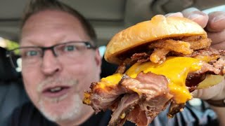 Arbys Bourbon BBQ Brisket Sandwich Review 😋😋😋 [upl. by Abbate261]