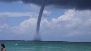 Waterspout Off Grand Cayman Island  7 Mile Beach [upl. by Eppes]